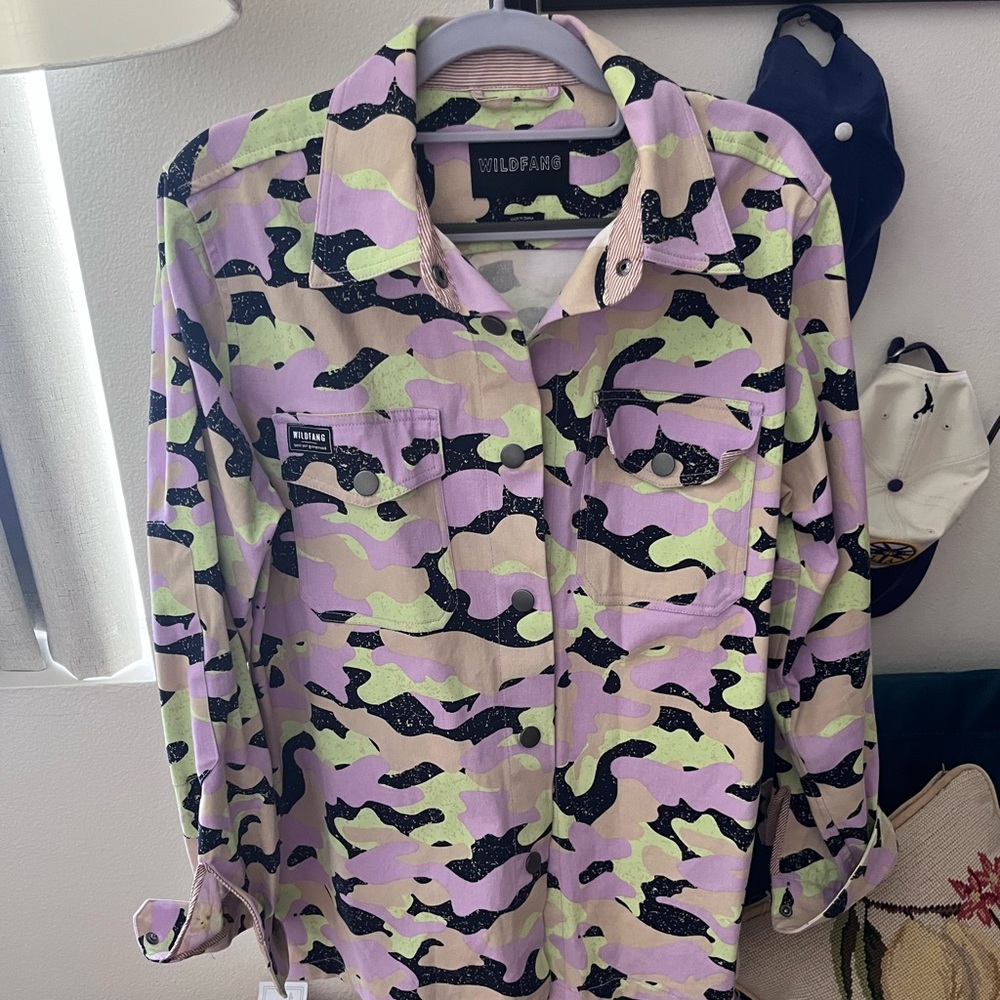 Wildfang Camo Jacket/ Shirt